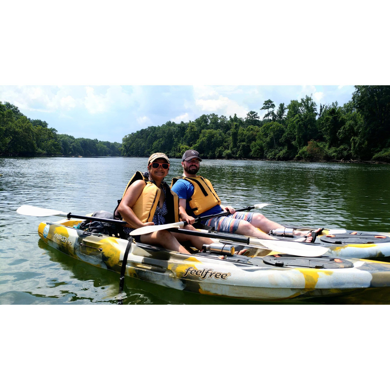 Kayaking with friends in Georgia over the summer (2019)