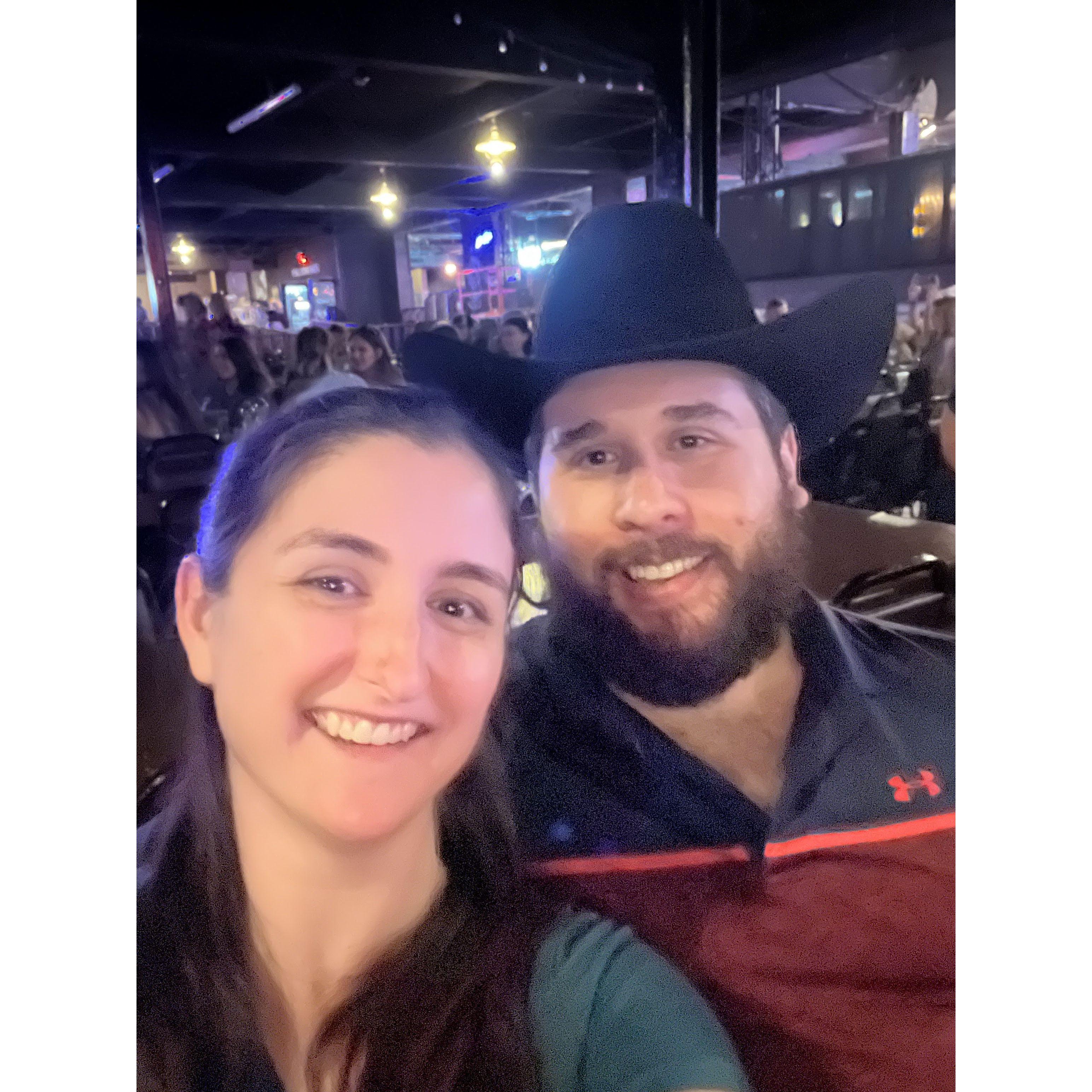 Two Stepping at Billy Bob's