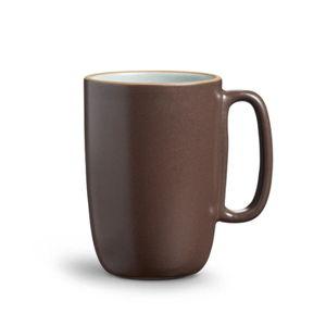 Heath Large Mug in Aqua Chocolate Brown