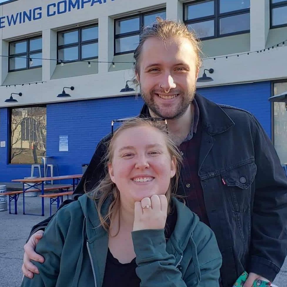 01/21/21 The day we got engaged and met up for drinks with our friends Lawson, Jason, and Curtis!