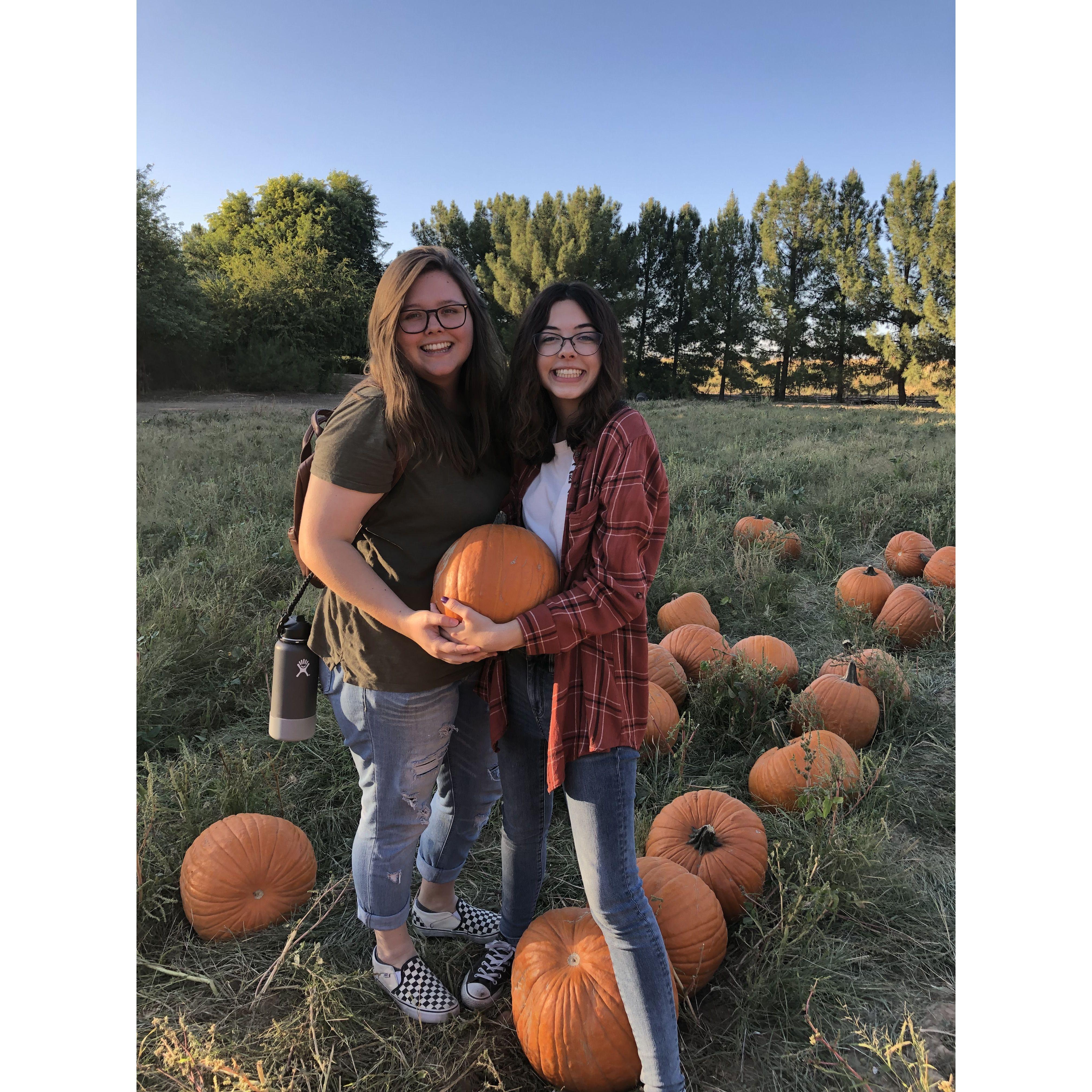 We love pumpkin patches almost as much as we love each other