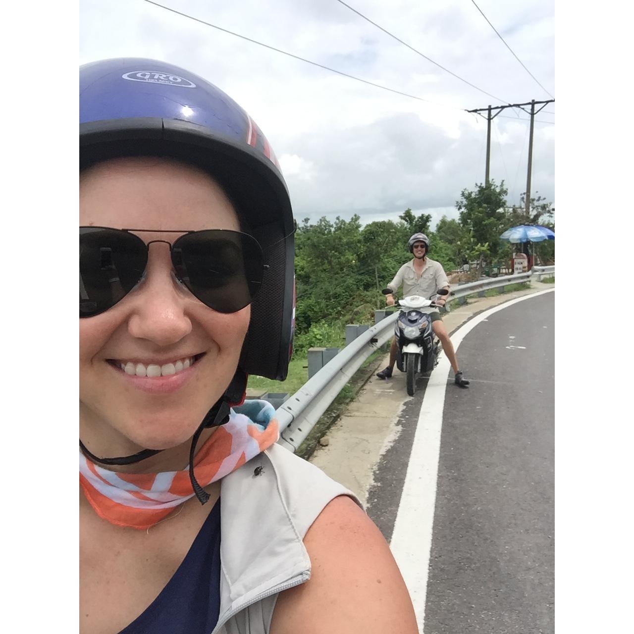 Driving motorbikes over the Hai Van Pass in Vietnam, over 100 miles. One of our most epic, memorable, and hilarious adventures! [2016]