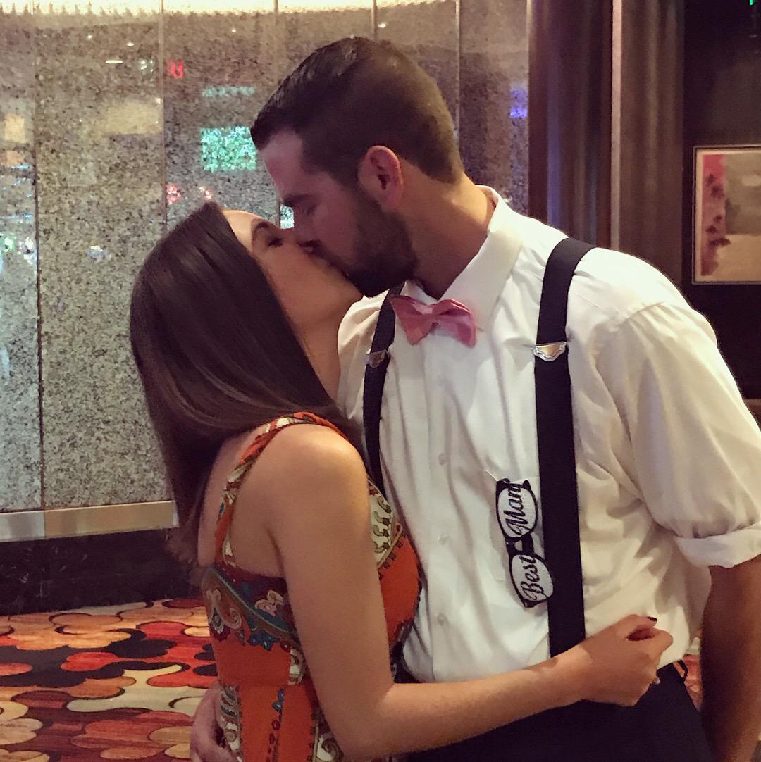 When Alana met all of Sam’s extended family as a plus one to Scott and Holly’s wedding—the day before Sam asked Alana to officially be his girlfriend.
