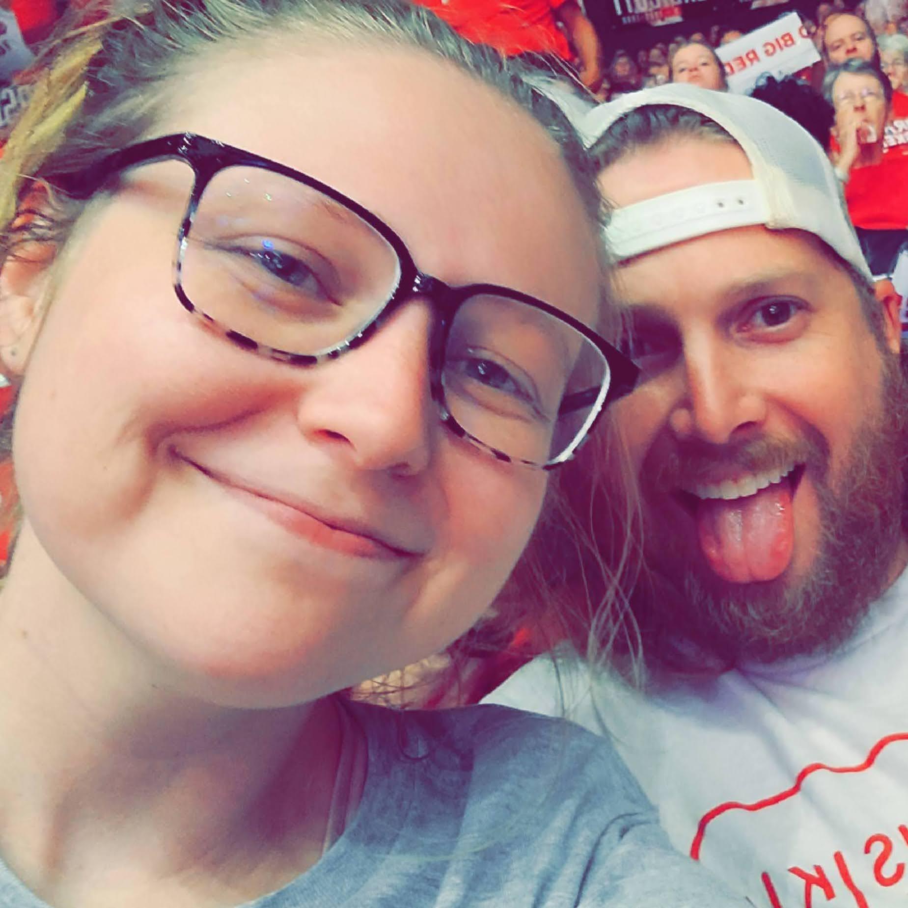 They went to some Husker Volleyball games.