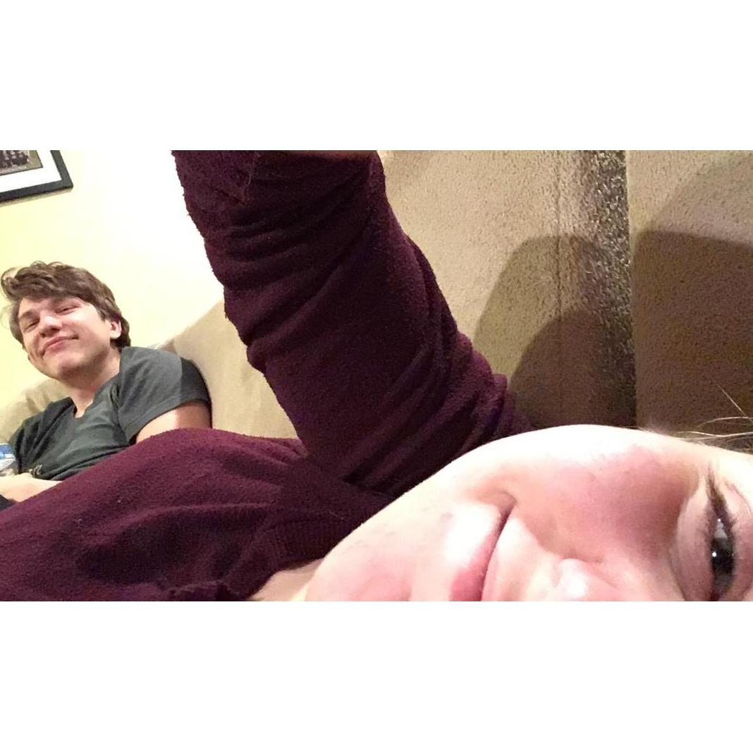 Photo of the 10% of the time we hangout