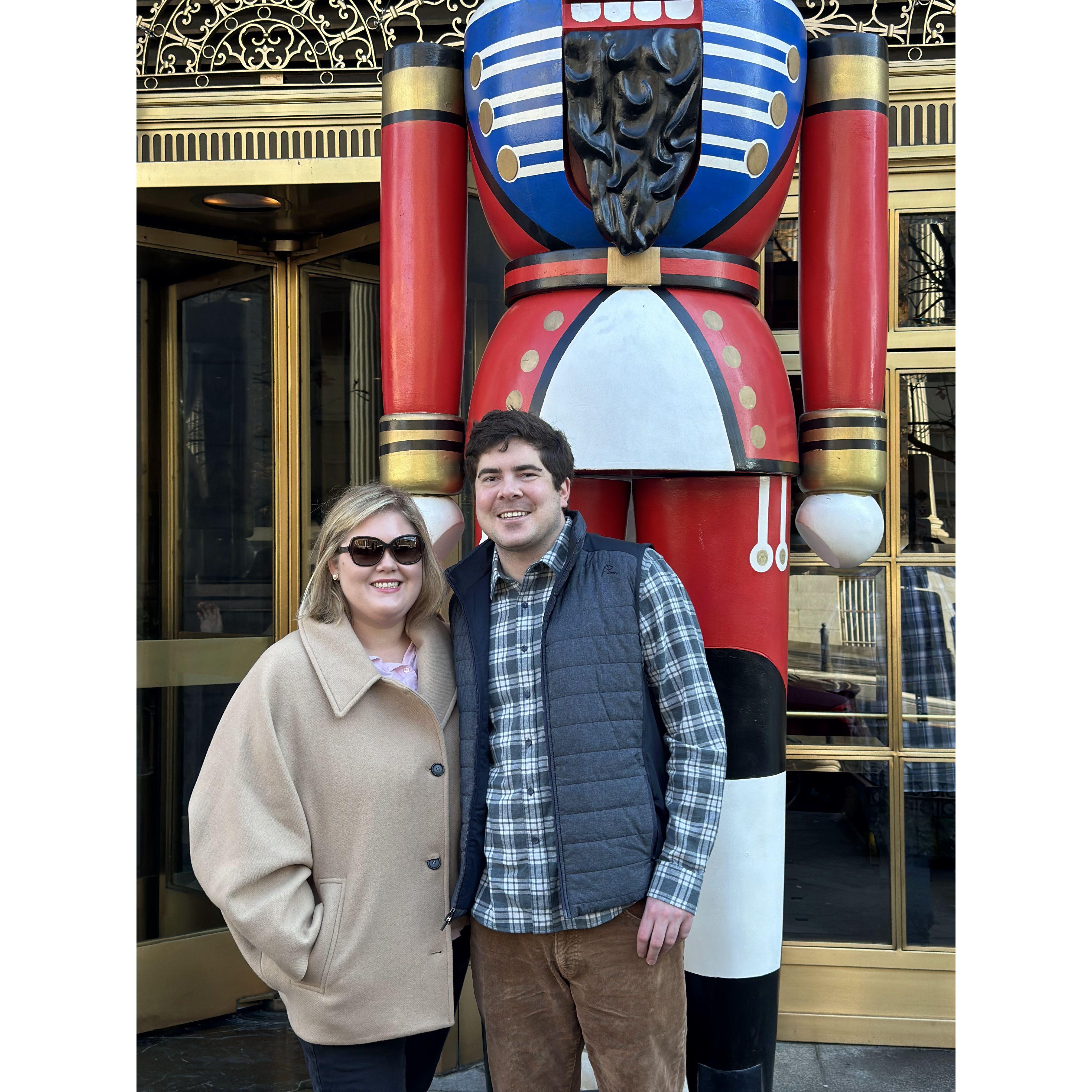 Visiting our friends Katherine and Carl in DC/Alexandria around Christmas