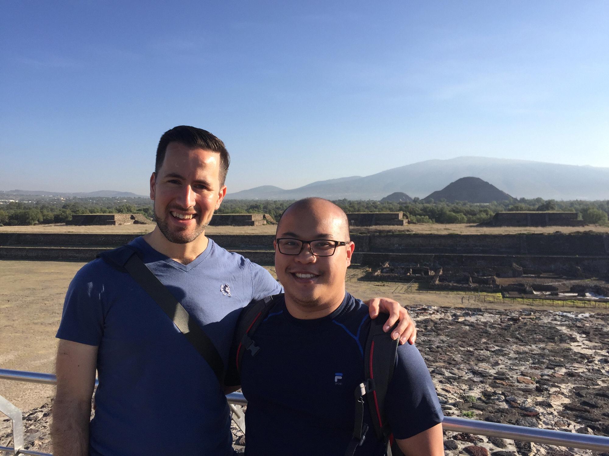 Los pirámides de Teotihuacan
