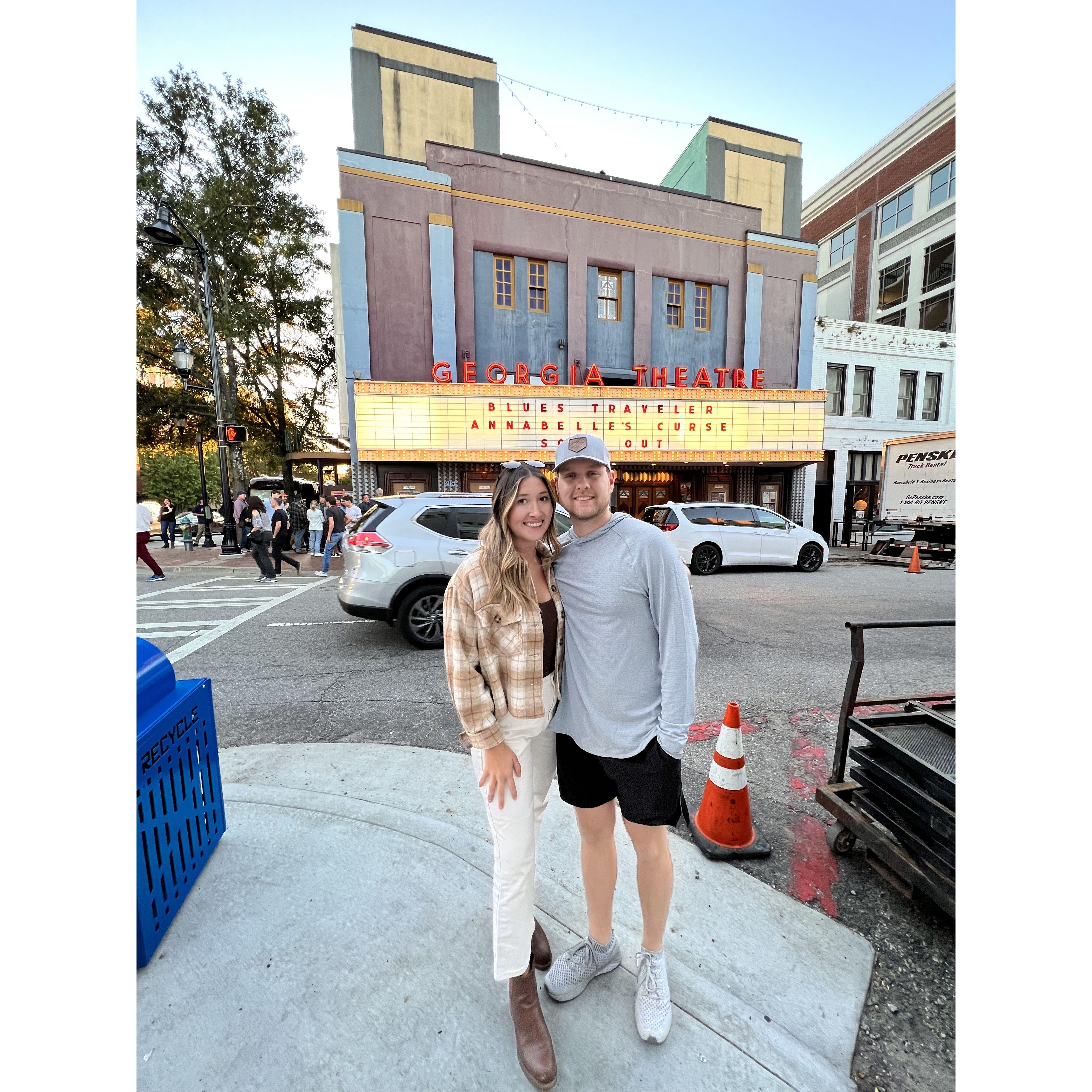 taking Josh around the Classic City