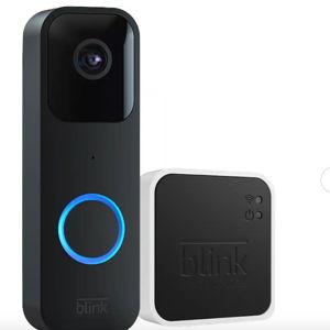 Blink - Smart Wifi Video Doorbell – Wired/Battery Operated with Sync Module 2 - Black