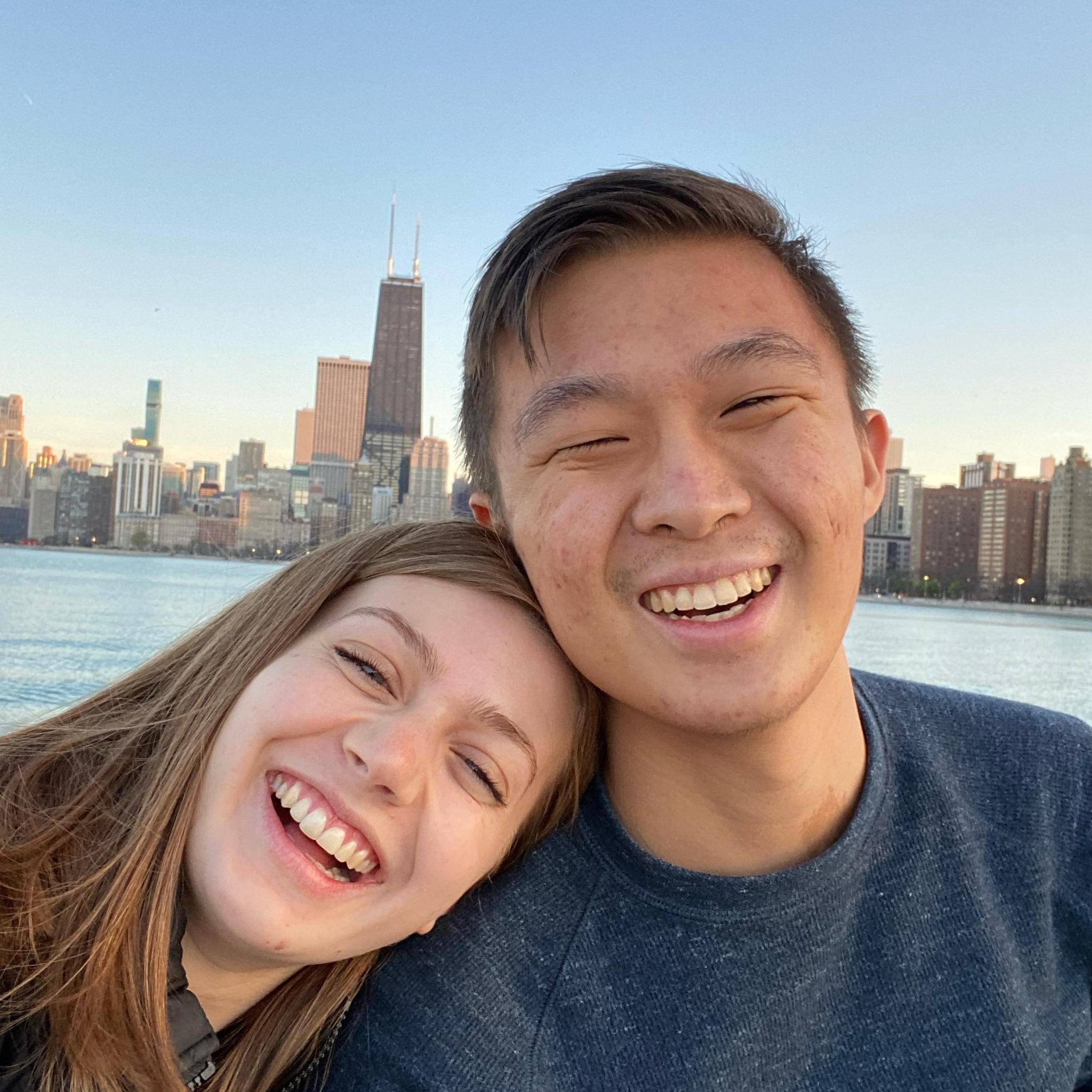 When Philip moved to Chicago after 8 months of long distance