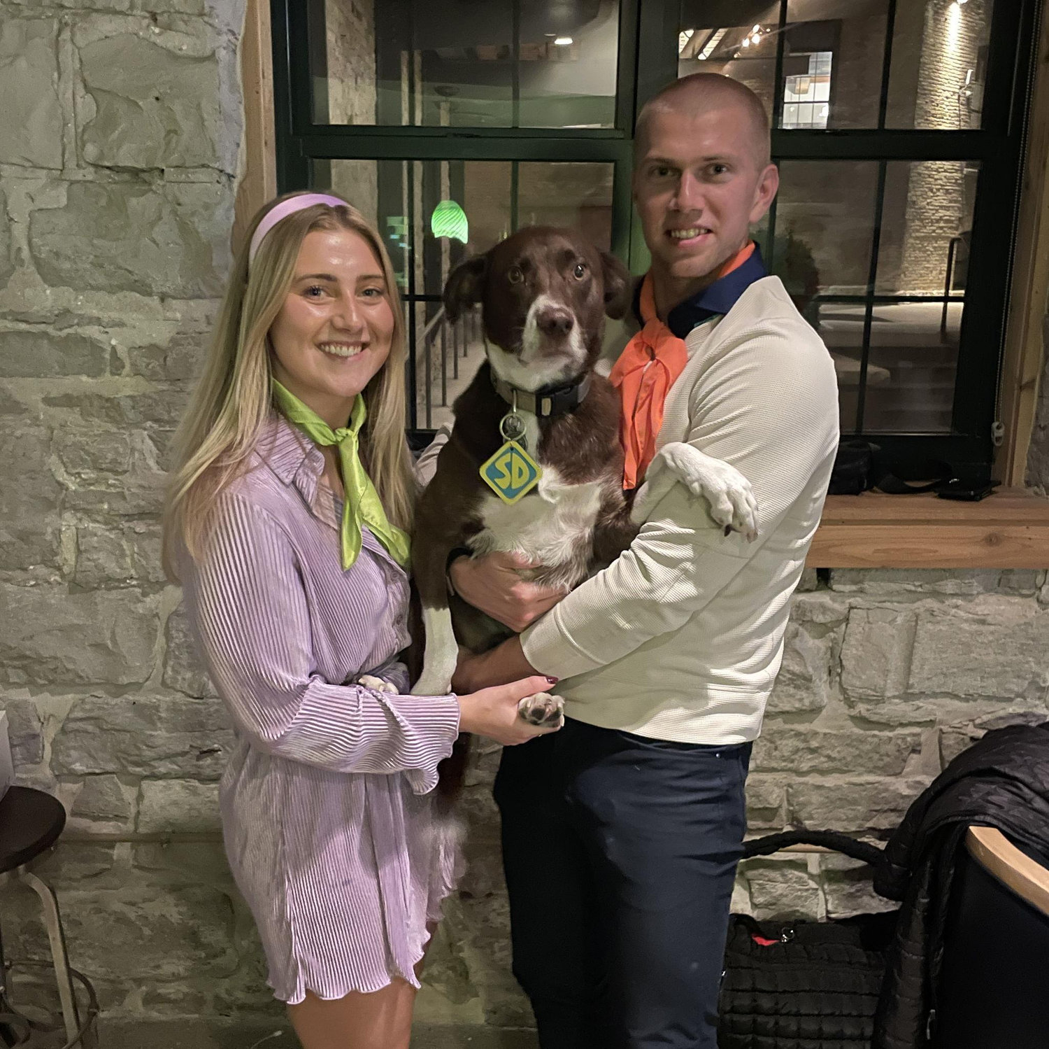 Denali requested we dress up as Mystery Inc. since his favorite show is Scooby Doo π