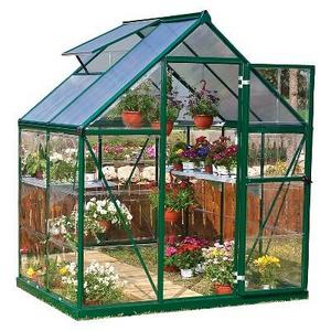 6' x 4' x 7' Nature Greenhouse - Forest - Palram