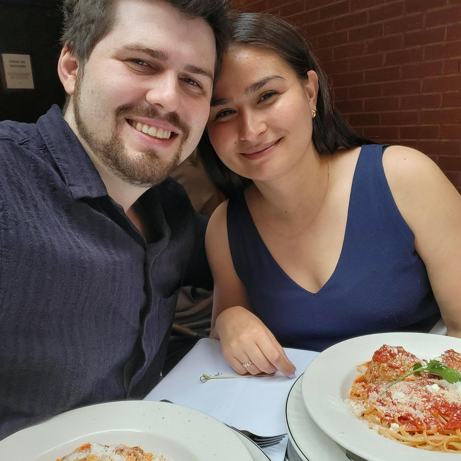 July 31, 2025 - Celebrating one year at DRA (Charlotte doesn't know it yet but Cam will propose later that evening!)