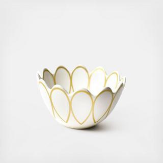 Deco Scallop Small Bowl, Set of 2