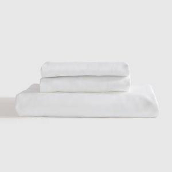 Bamboo Fitted Sheet Set - White, Queen