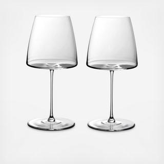 MetroChic Red Wine Glass, Set of 2