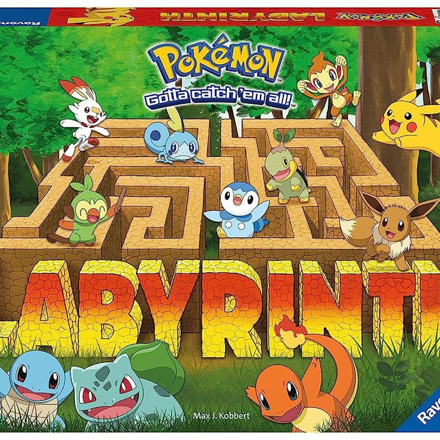 Ravensburger Pokémon Labyrinth Family Board Game for Kids & Adults Age 7 & Up - So Easy to Learn & Play with Great Replay Value,2 - 4 Players