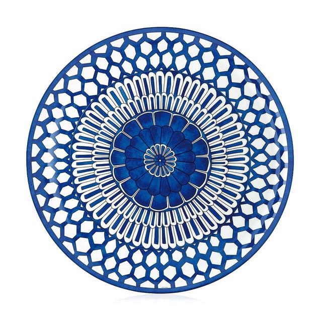 Hermès Bleus D’Ailleurs Round Tray