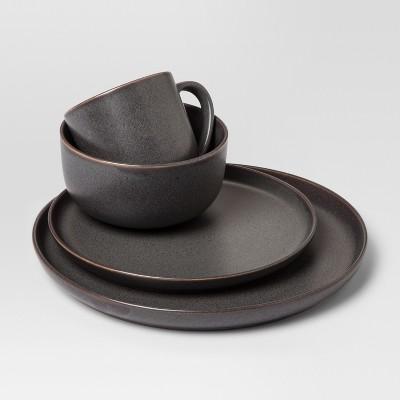 16pc Stoneware Tilley Dinnerware Set Brown - Project 62™