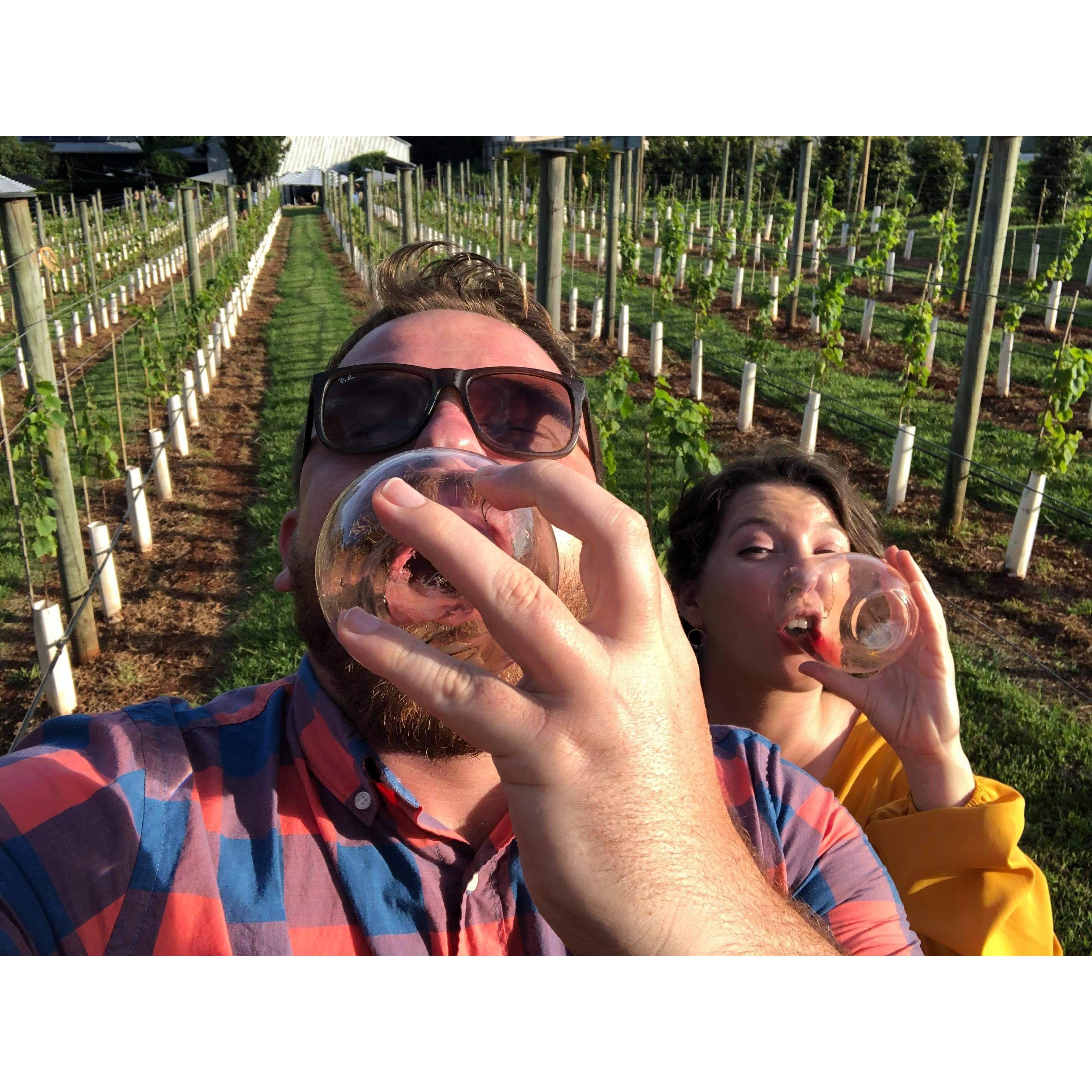 Two peas in a drunk pod. Mt. Tamborine, QLD 2020