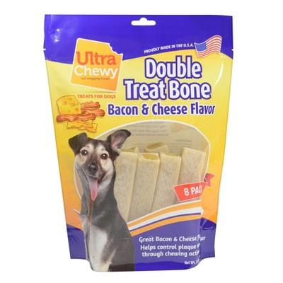 Ultra Chewy - Double Treat Value Pack - Bacon & Cheese - 2.4oz - 8ct