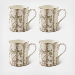 Kit Kemp Tall Trees Mug, Set of 4