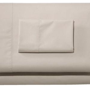 280-Thread-Count Pima Cotton Percale Sheet Set, Silver Sand, King
