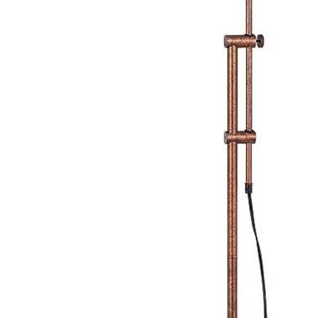 Cal Lighting BO-117FL-RU 100-Watt Adjustable-Height Pharmacy Floor Lamp, Rust, 62.00x23.3x11.00
