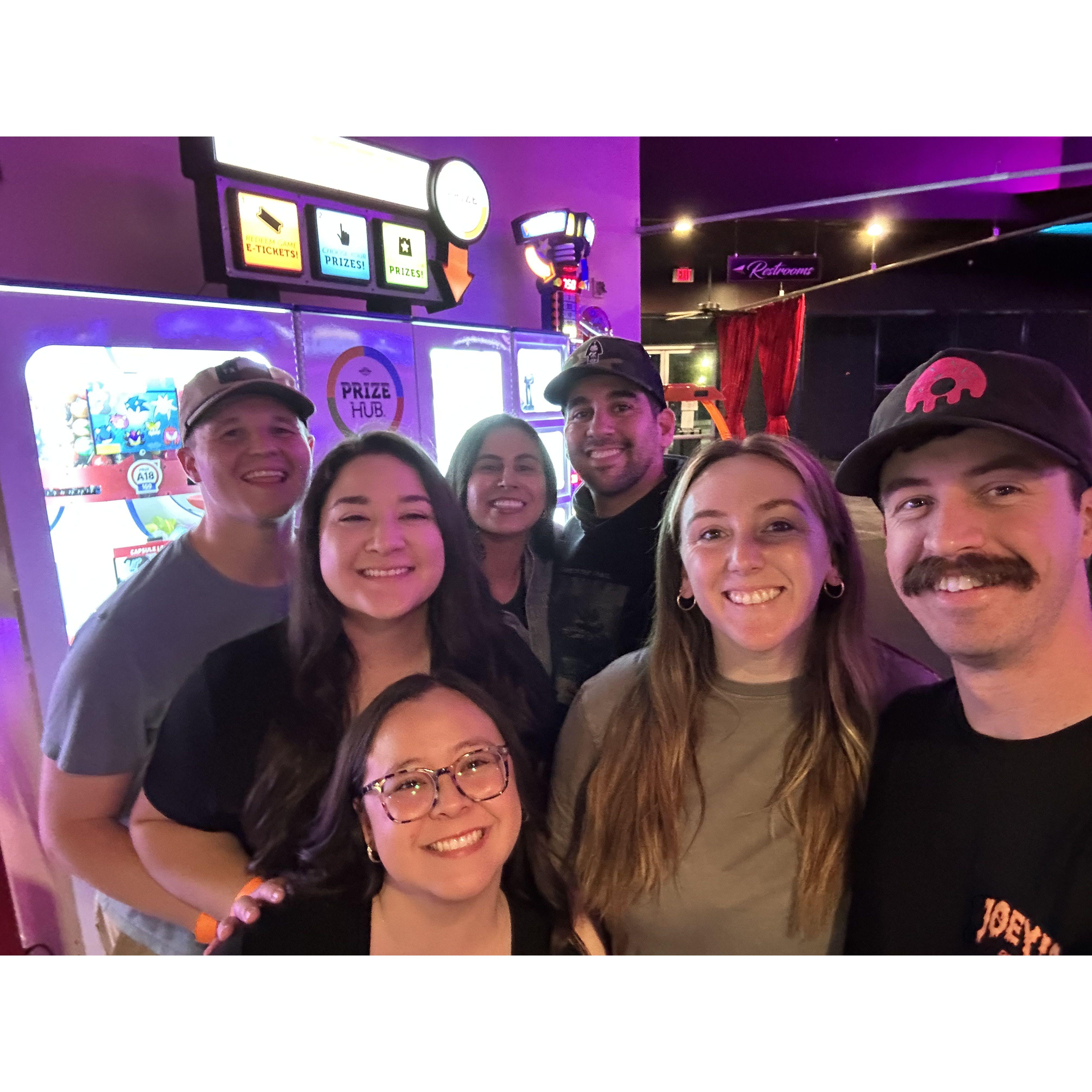 Bowling night with friends