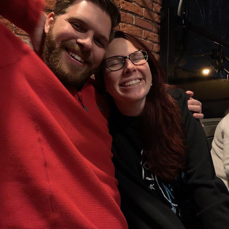 Pete's place! First photo as a couple