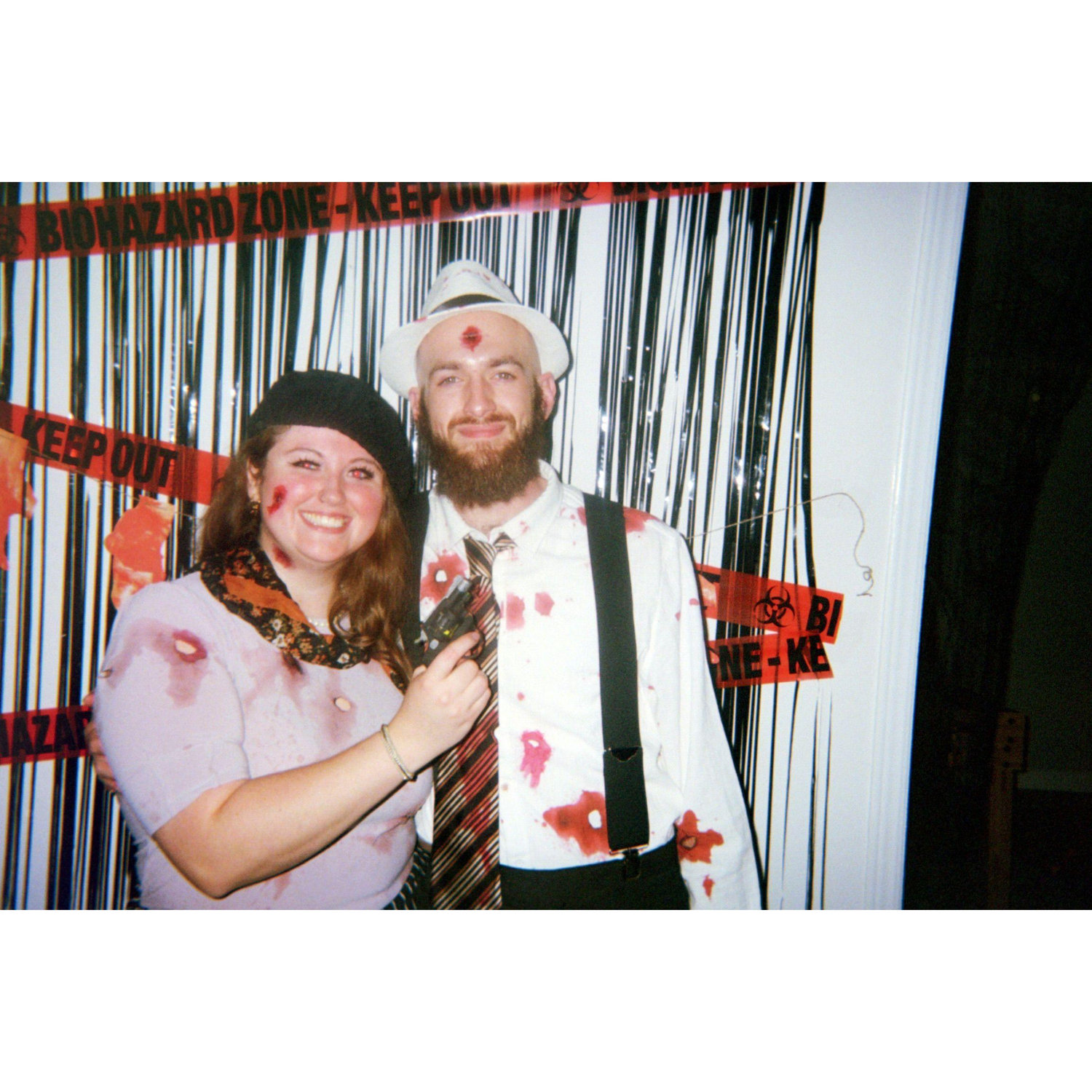 We went as Bonnie and Clyde for Halloween 2024