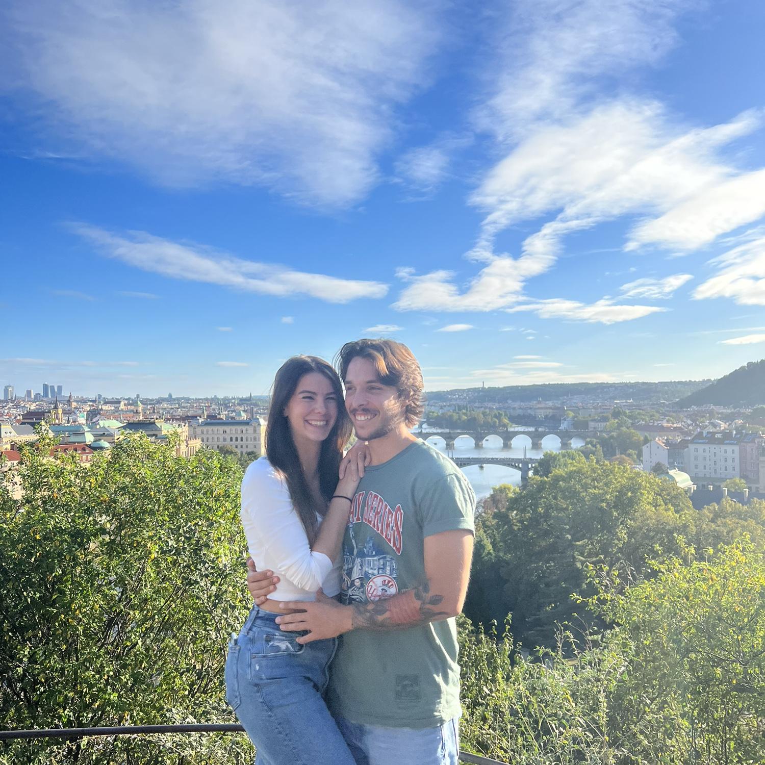 This was in Prague, really pretty place, like real life Disneyland but instead a lot of people were killed there.