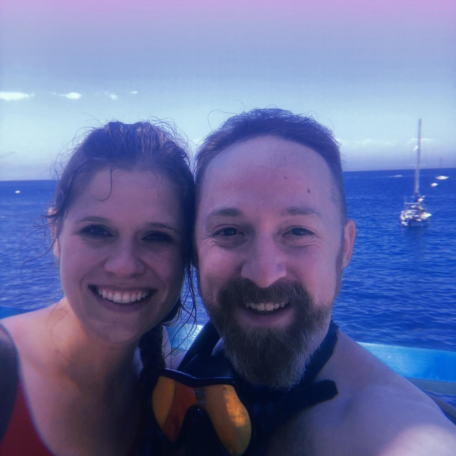Our first day-trip to Catalina together.