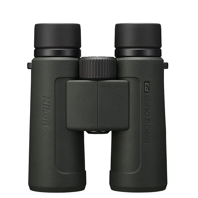 Nikon PROSTAFF P3 10x42 Binocular | Waterproof, fogproof, Rubber-Armored Full-Size Binocular, Wide Field of View & Long Eye Relief, Limited Official Nikon USA Model