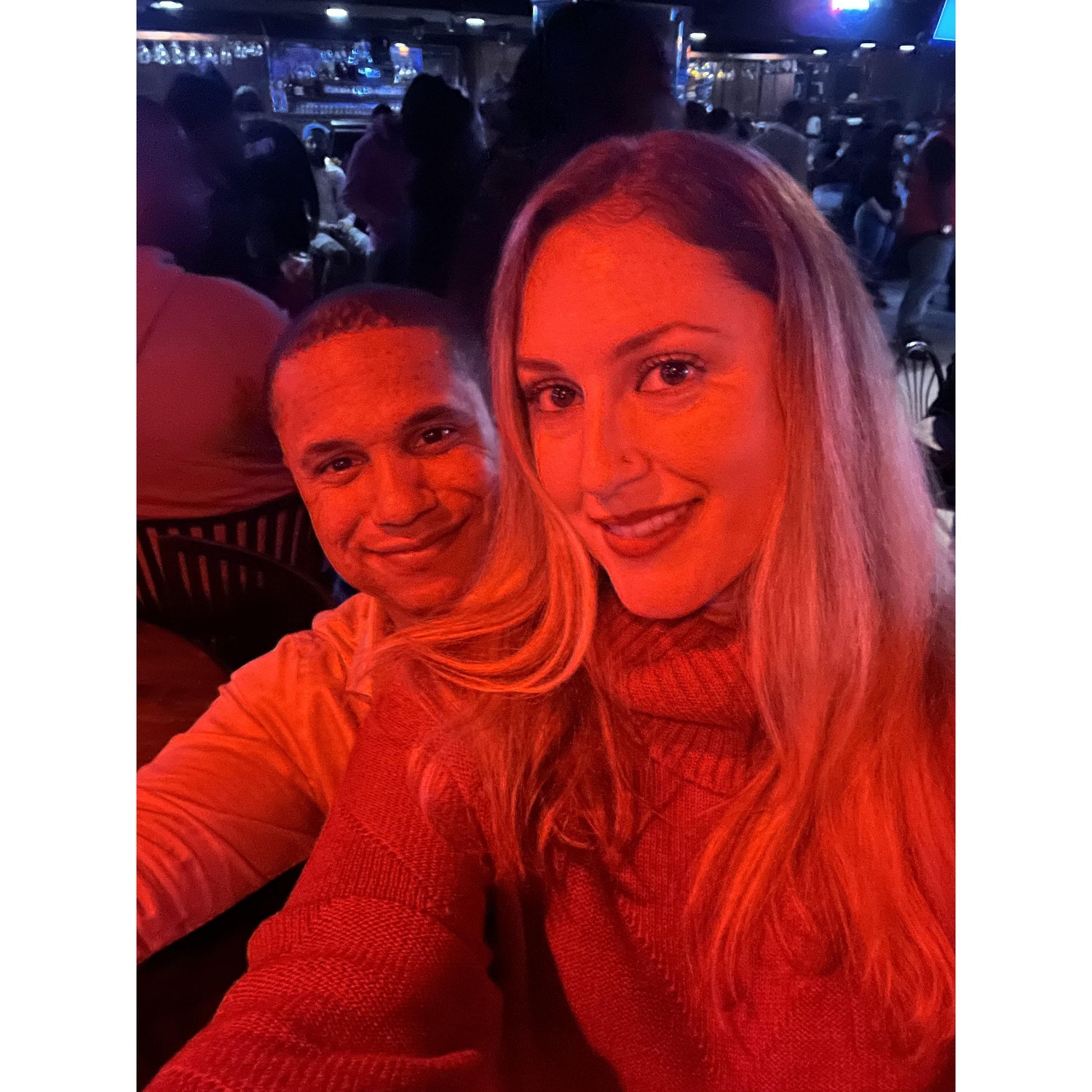 A night out in Shreveport for a friend's birthday... anddddd the night we caught COVID.....