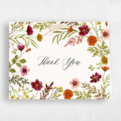Beige Landscape Wedding Thank You - Viva Landscape