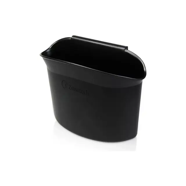 Zone Tech Mini Portable Hanging Car Garbage Can- Black Universal Trash Can
