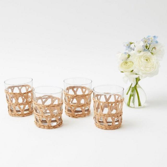 Raffia Water Glass (Set of 4)