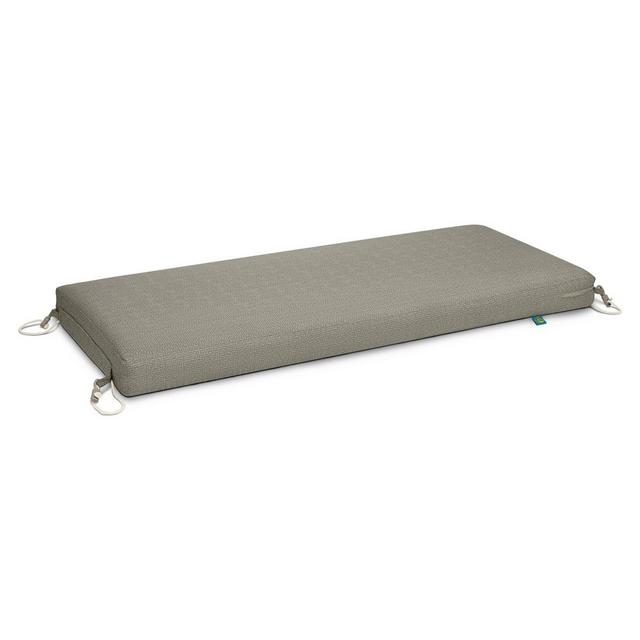 42" x 18" x 3" Duck Covers Weekend Water-Resistant Outdoor Bench Cushion Moon Rock - Classic Accessories