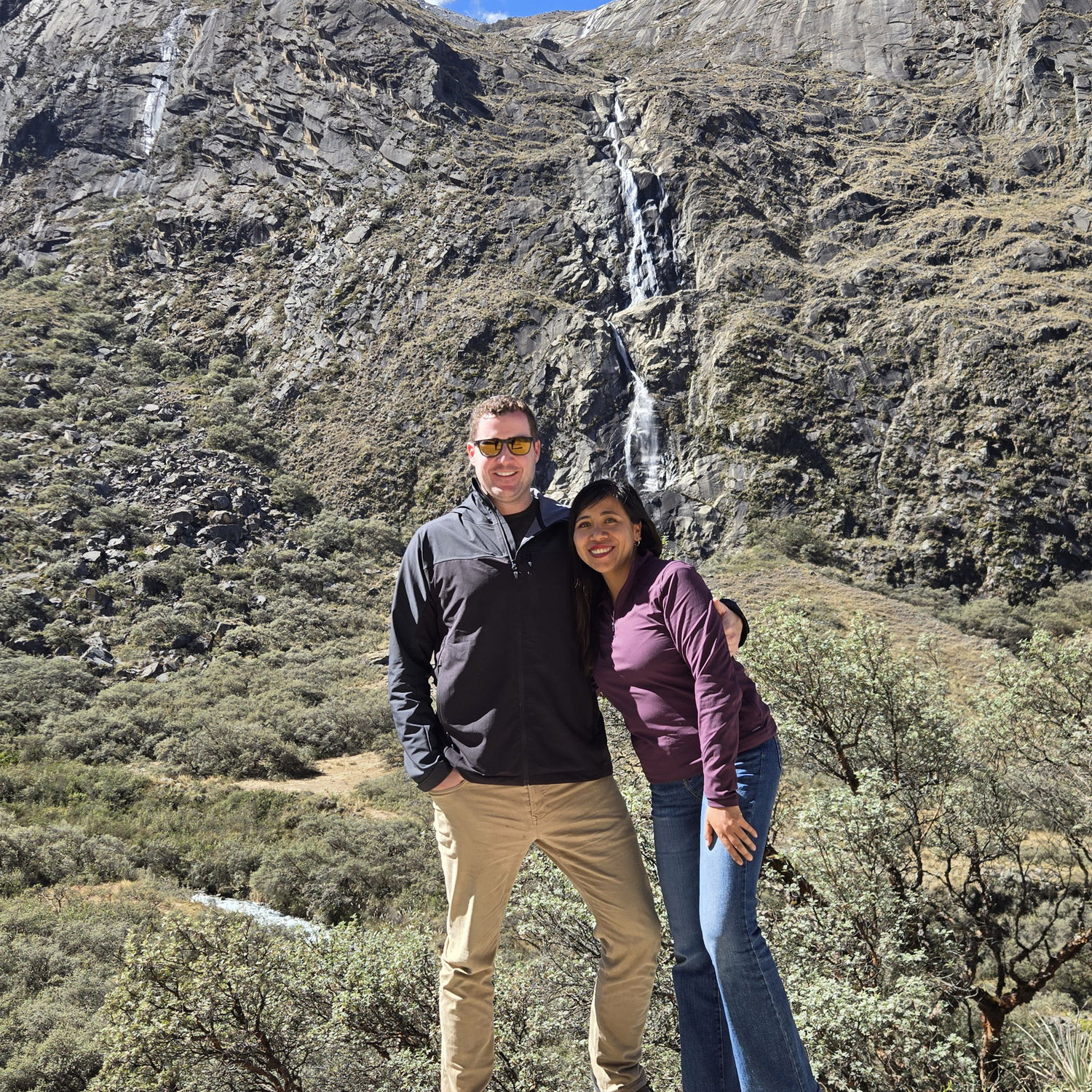 Look at the waterfall