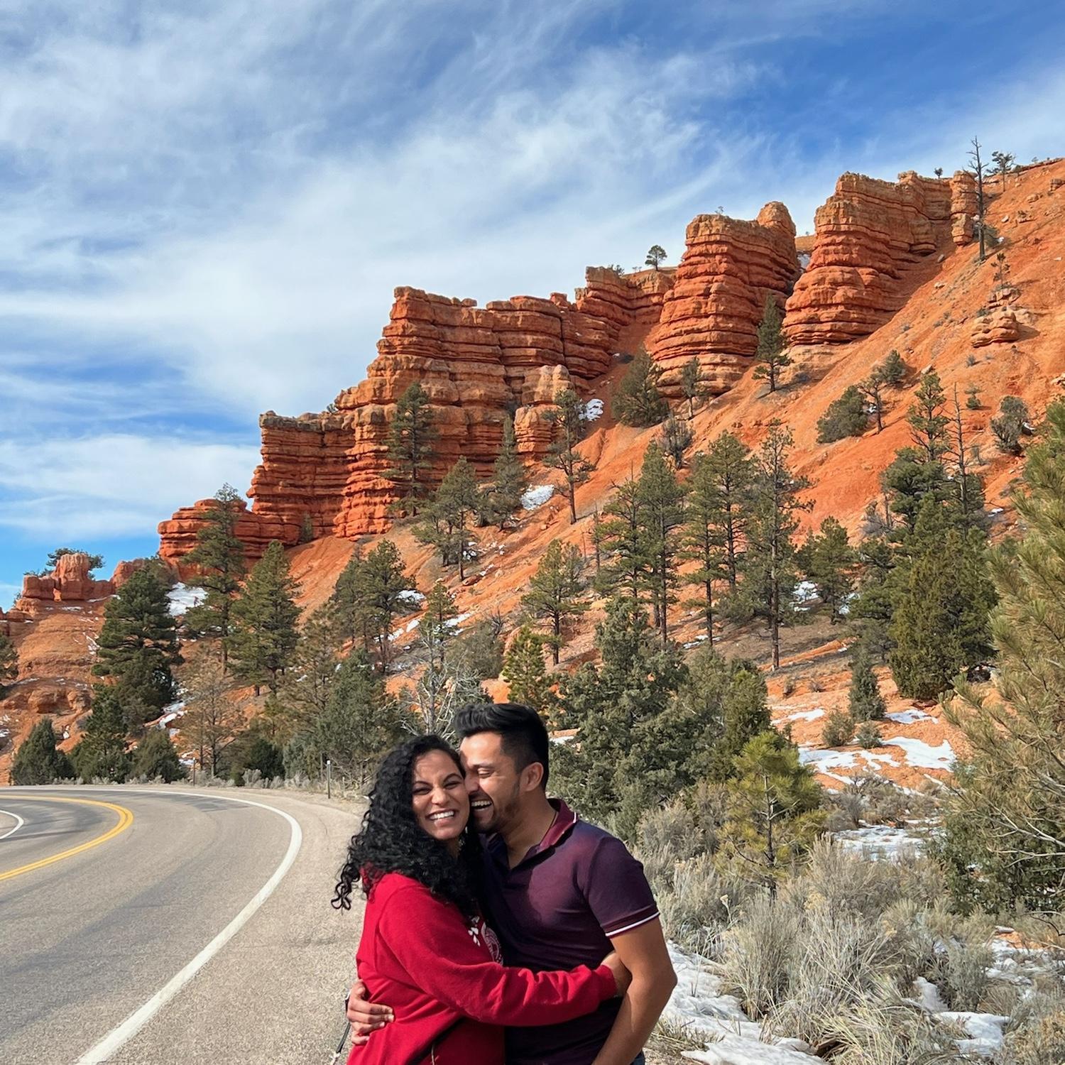November 21, 2022 - Zion National Park, Utah (one of the 17 states we drove through on a cross-country road trip!)
