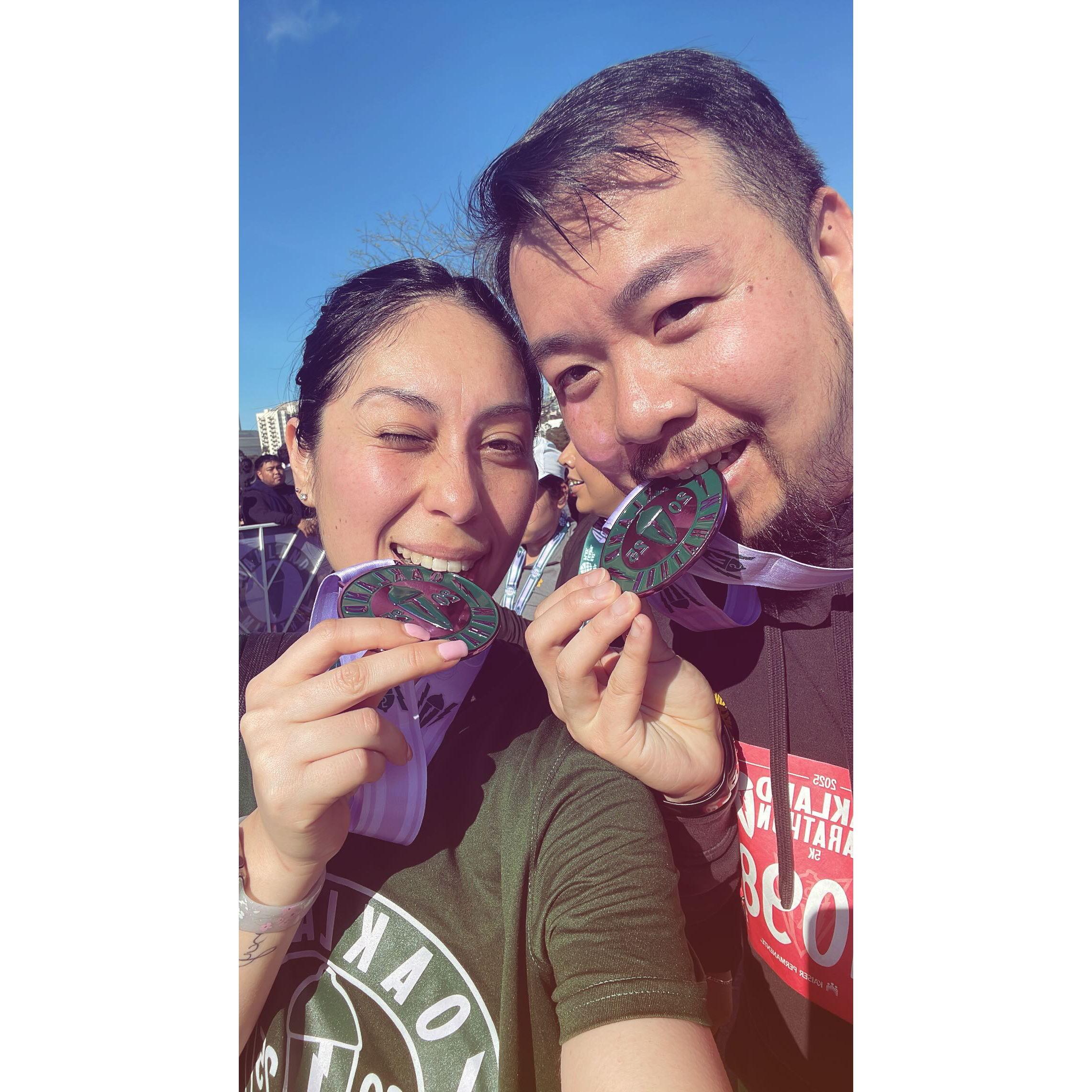 Woke up and ran a 5K nbd