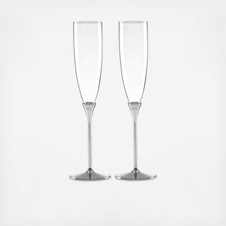 Simply Sparkling Champagne Flute, Set of 2