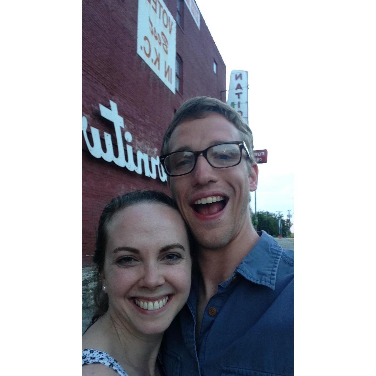 Summer date at River Market