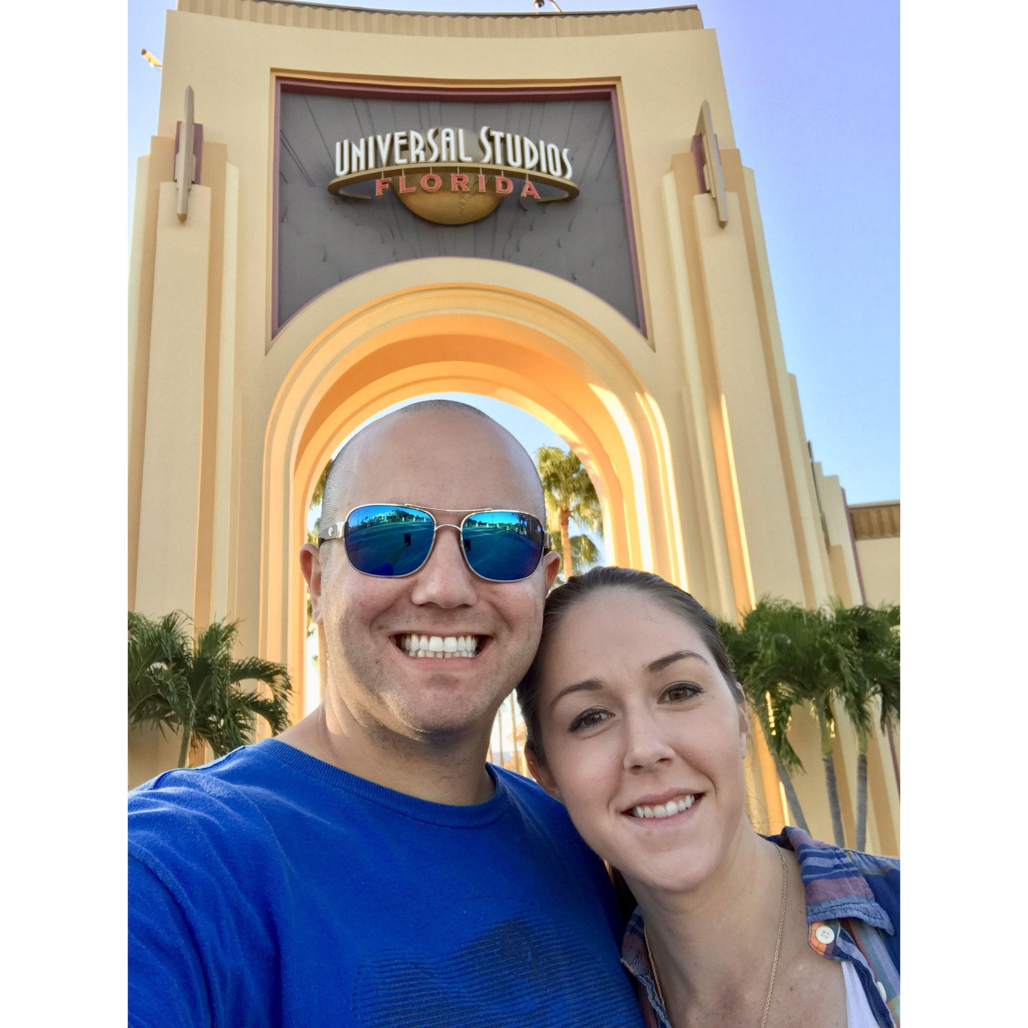 Spending the day at Universal Studios.