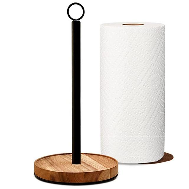 Kitsure Toilet Paper Holder Stand - Free-Standing with a Weighted Base