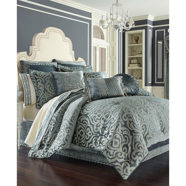 J. Queen 4-Pc. New York Sicily Teal California King 4-Pc. Comforter Set