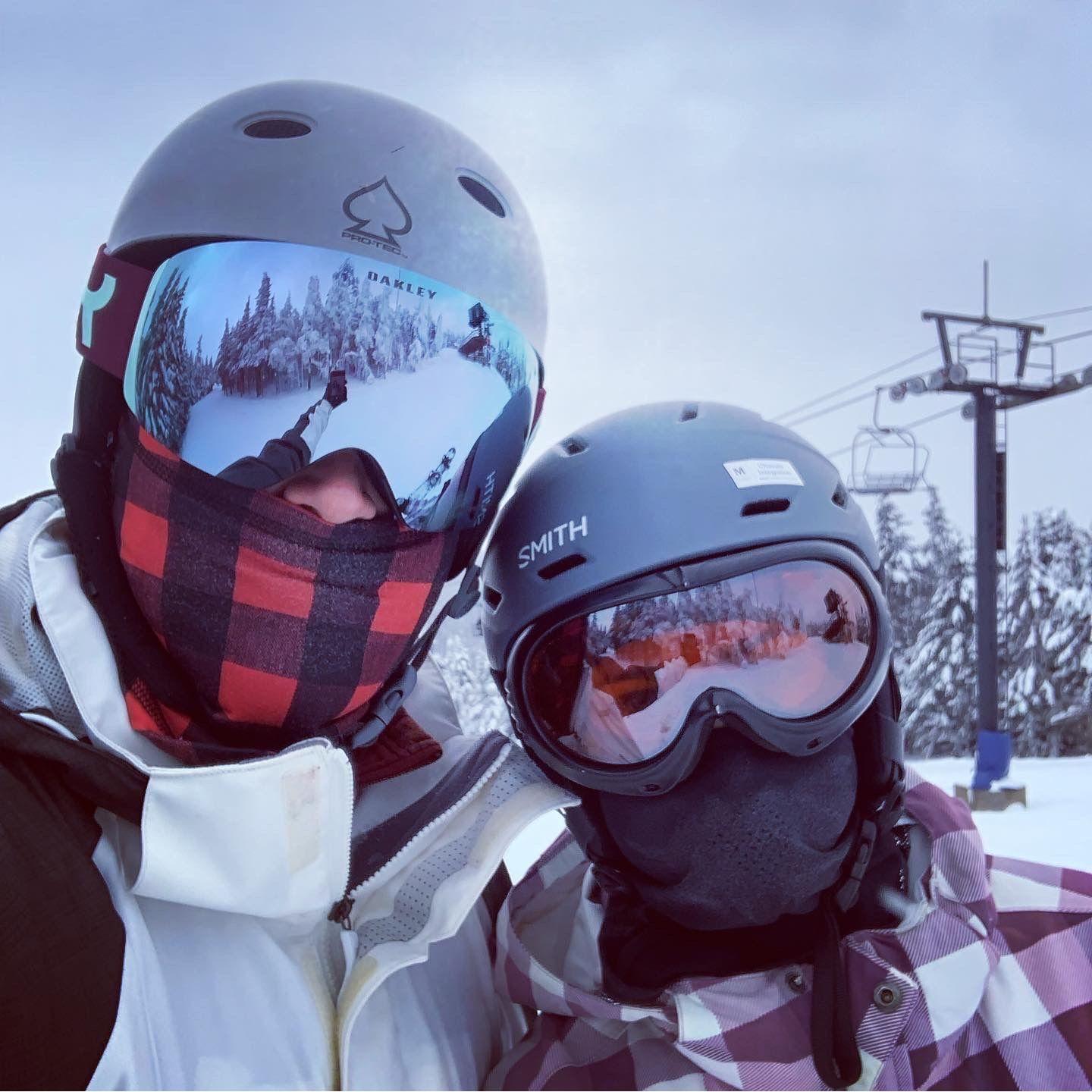 Some of our favorite memories together have been skiing & snowboarding in Vermont and Canada