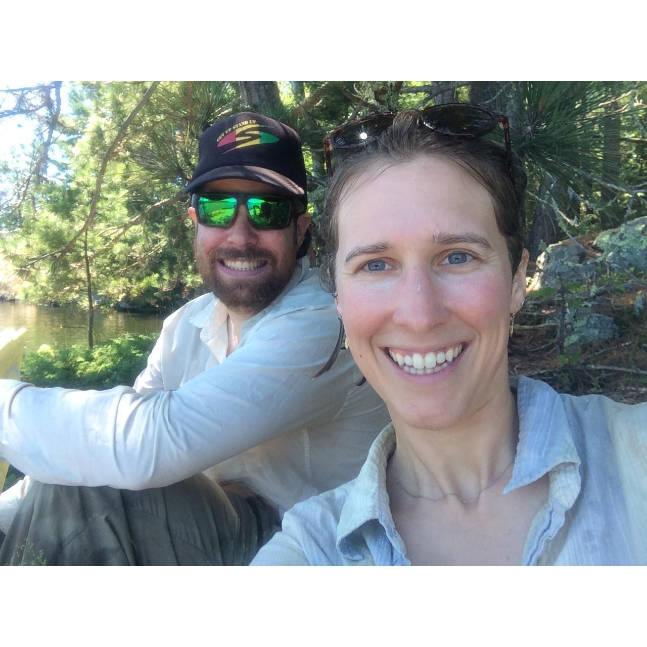 Canoe paddling in 2018