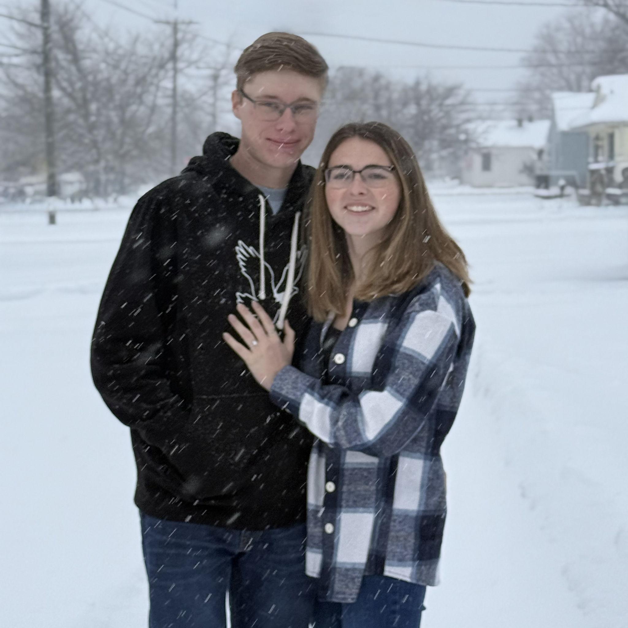 Day after we got engaged!